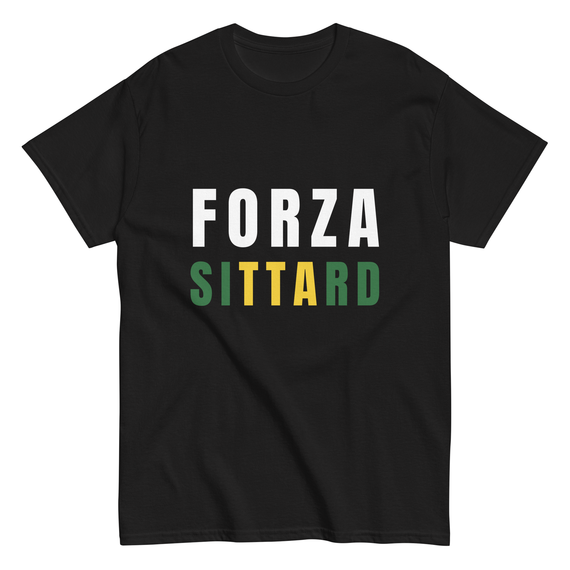 FORZA SITTARD T-SHIRT BLACK FRONT 1