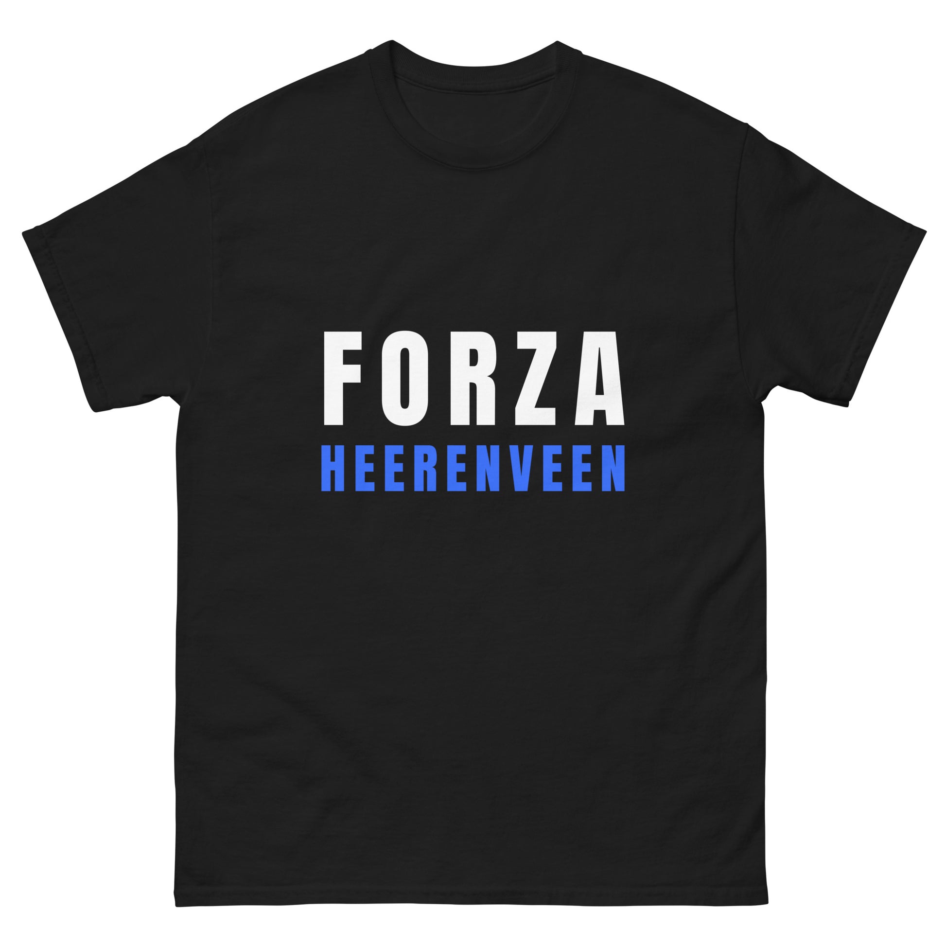 FORZA HEERENVEEN T-SHIRT BLACK FRONT 1