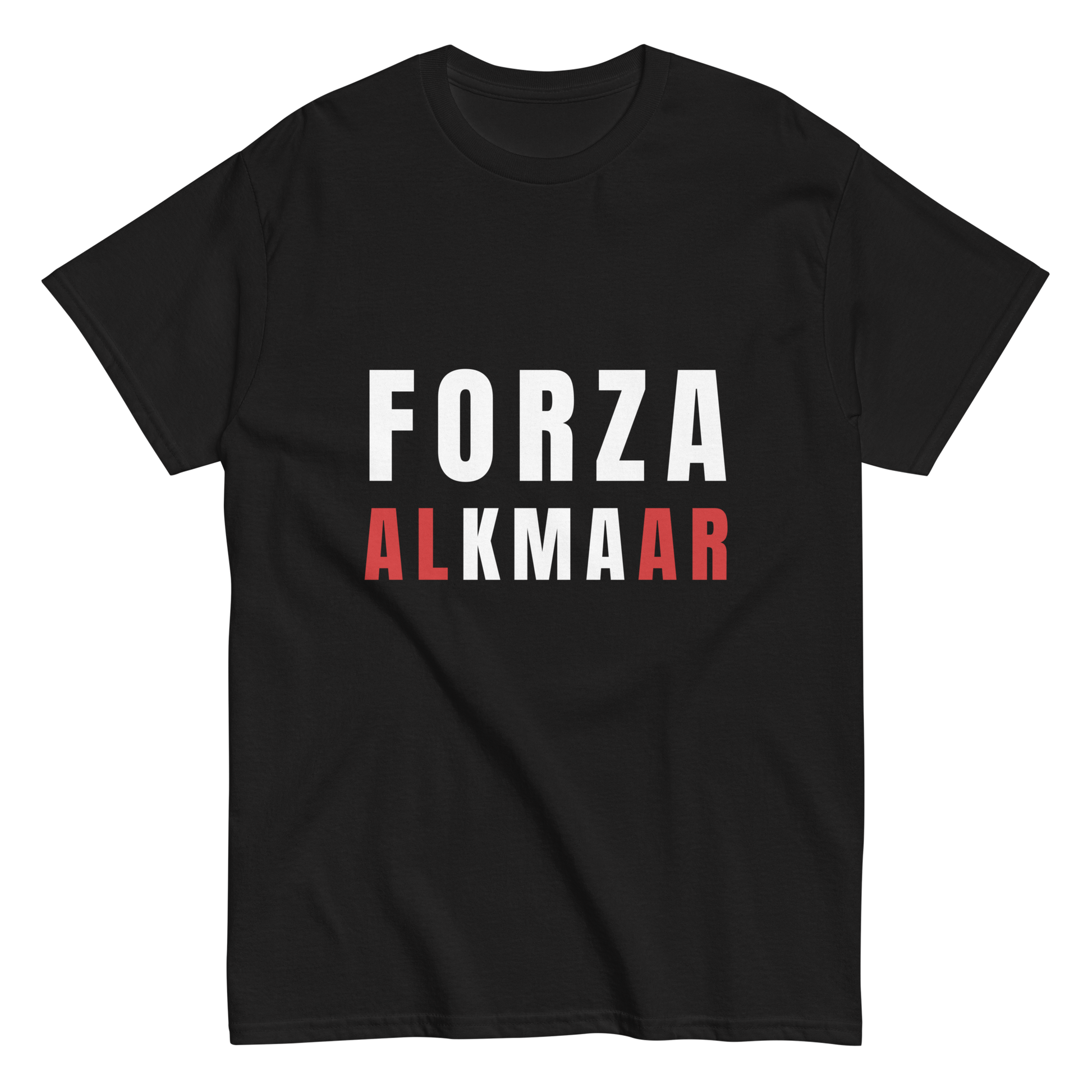 FORZA ALKMAAR T-SHIRT BLACK FRONT 2