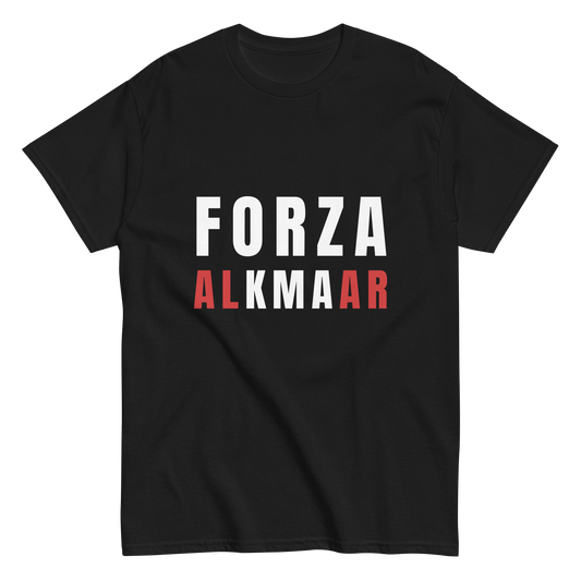 FORZA ALKMAAR T-SHIRT BLACK FRONT 2