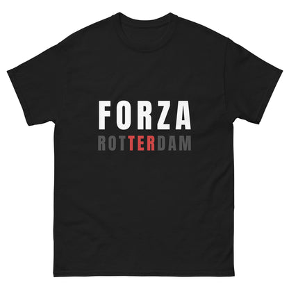FORZA ROTTERDAM KRALINGEN T-SHIRT BLACK FRONT 1