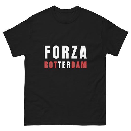 FORZA ROTTERDAM SPANGEN T-SHIRT BLACK FRONT 1