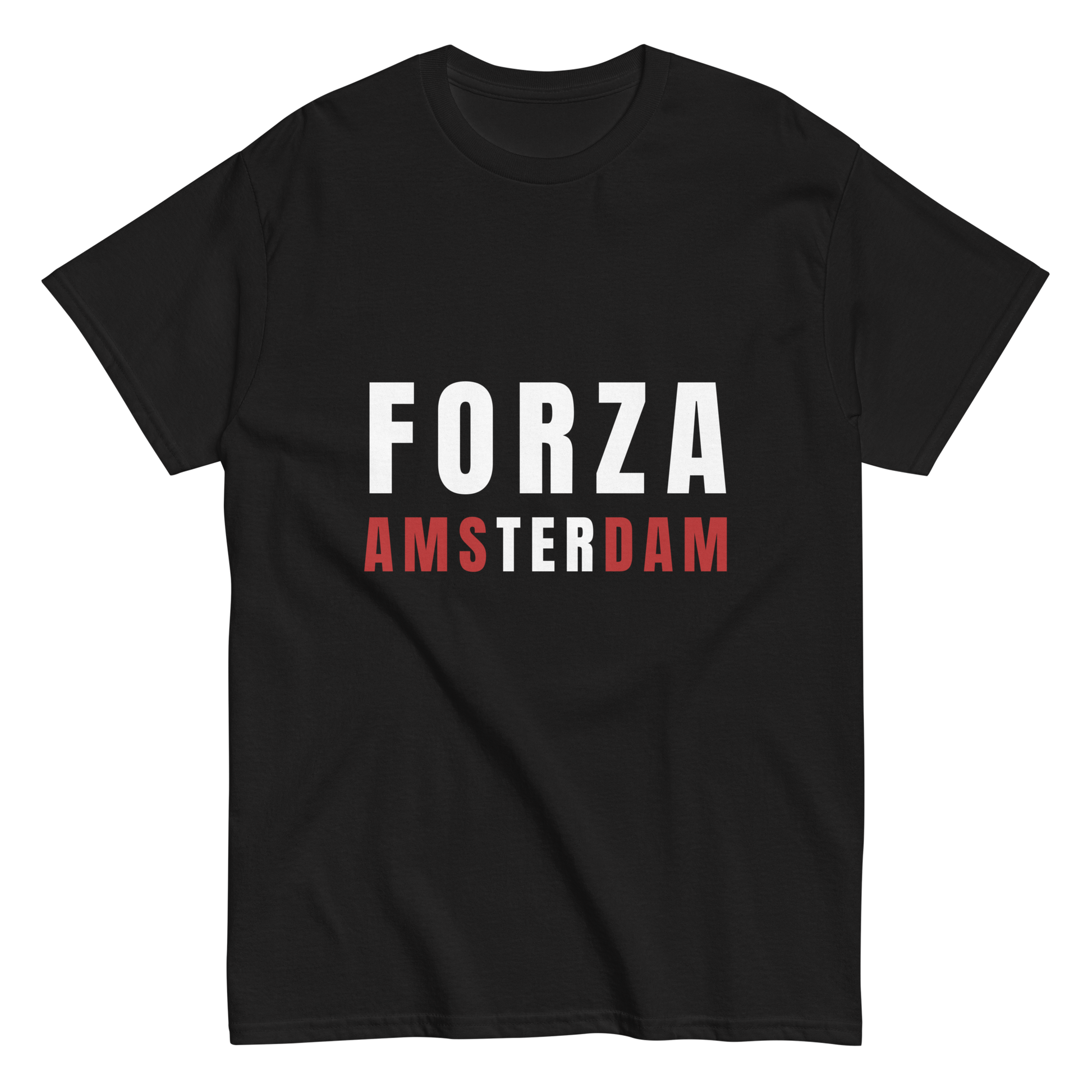 FORZA AMSTERDAM T-SHIRT BLACK FRONT 2