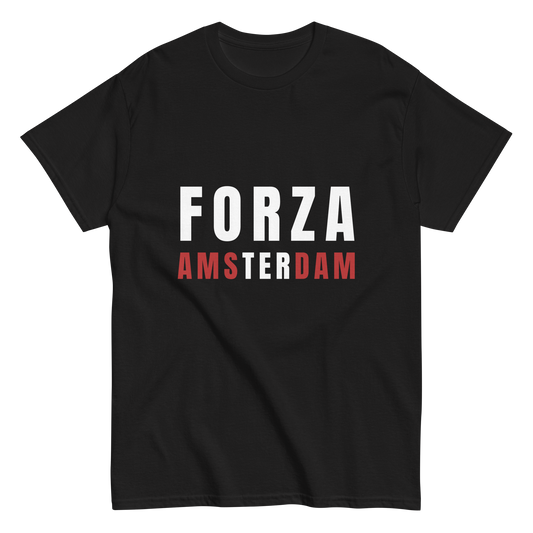 FORZA AMSTERDAM T-SHIRT BLACK FRONT 2