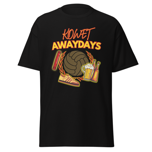 KOWET AWAYDAYS T-SHIRT BLACK FRONT 2