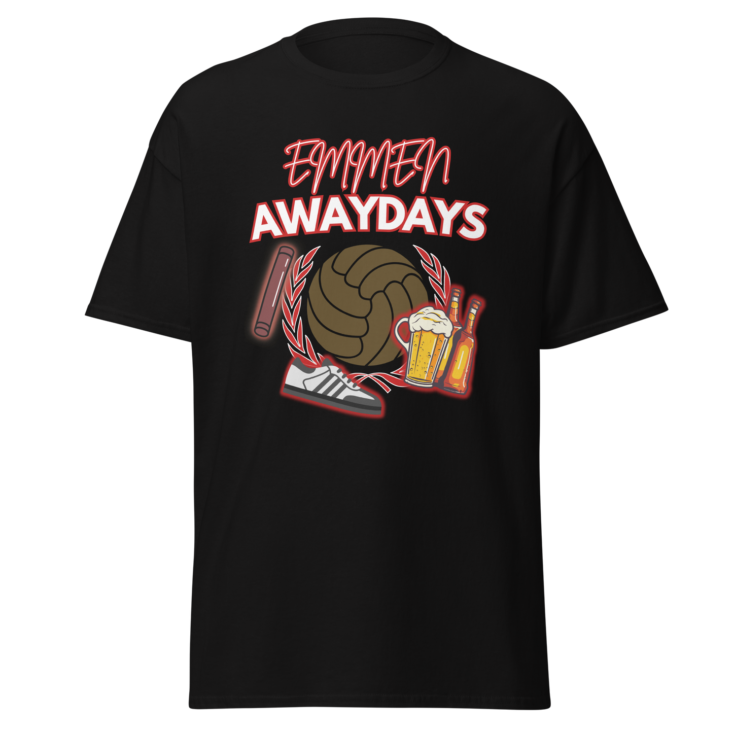 EMMEN AWAYDAYS T-SHIRT BLACK FRONT 2