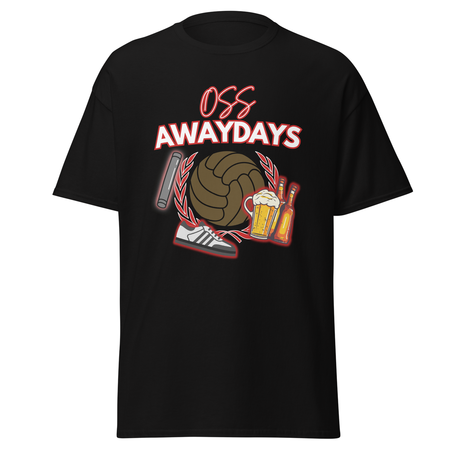 OSS AWAYDAYS T-SHIRT BLACK FRONT 2