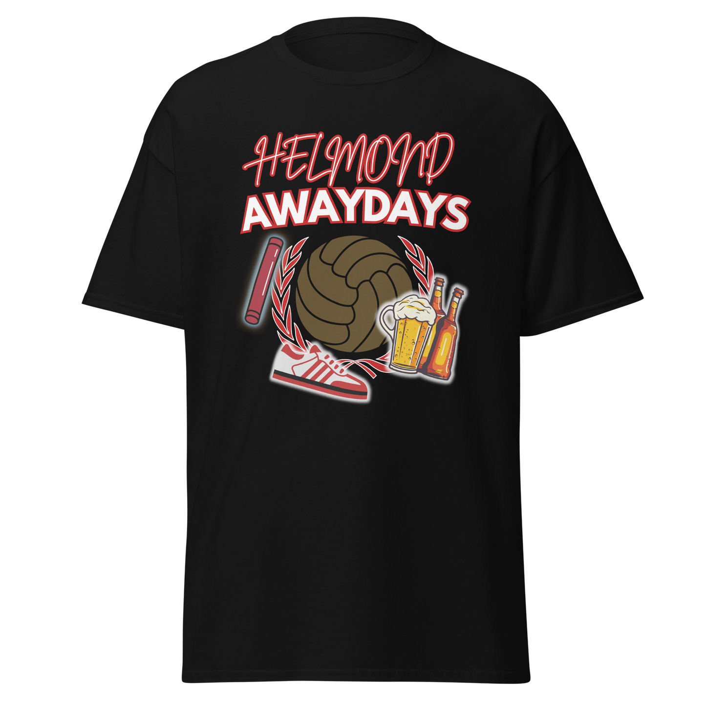 HELMOND AWAYDAYS T-SHIRT BLACK FRONT 2