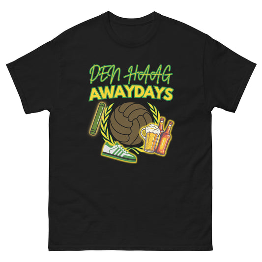 DEN HAAG AWAYDAYS T-SHIRT BLACK FRONT 1