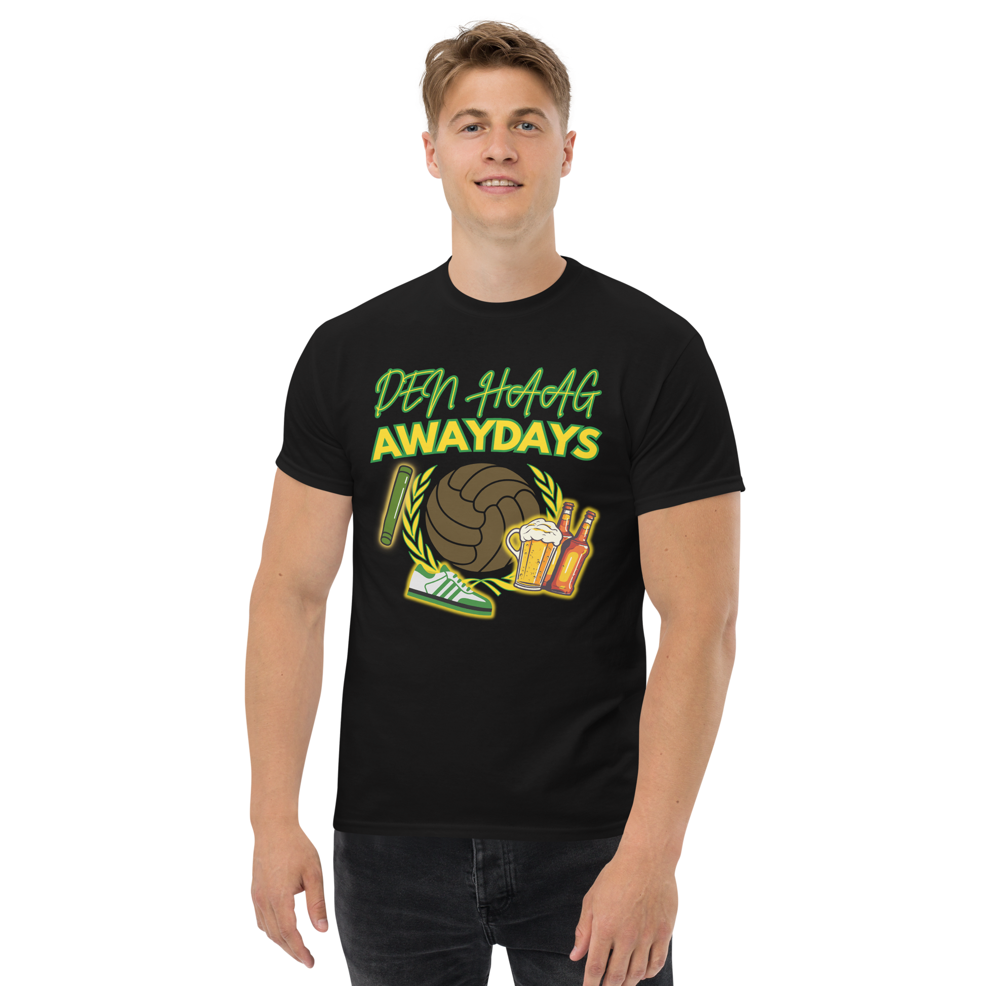 DEN HAAG AWAYDAYS T-SHIRT BLACK MAN 1