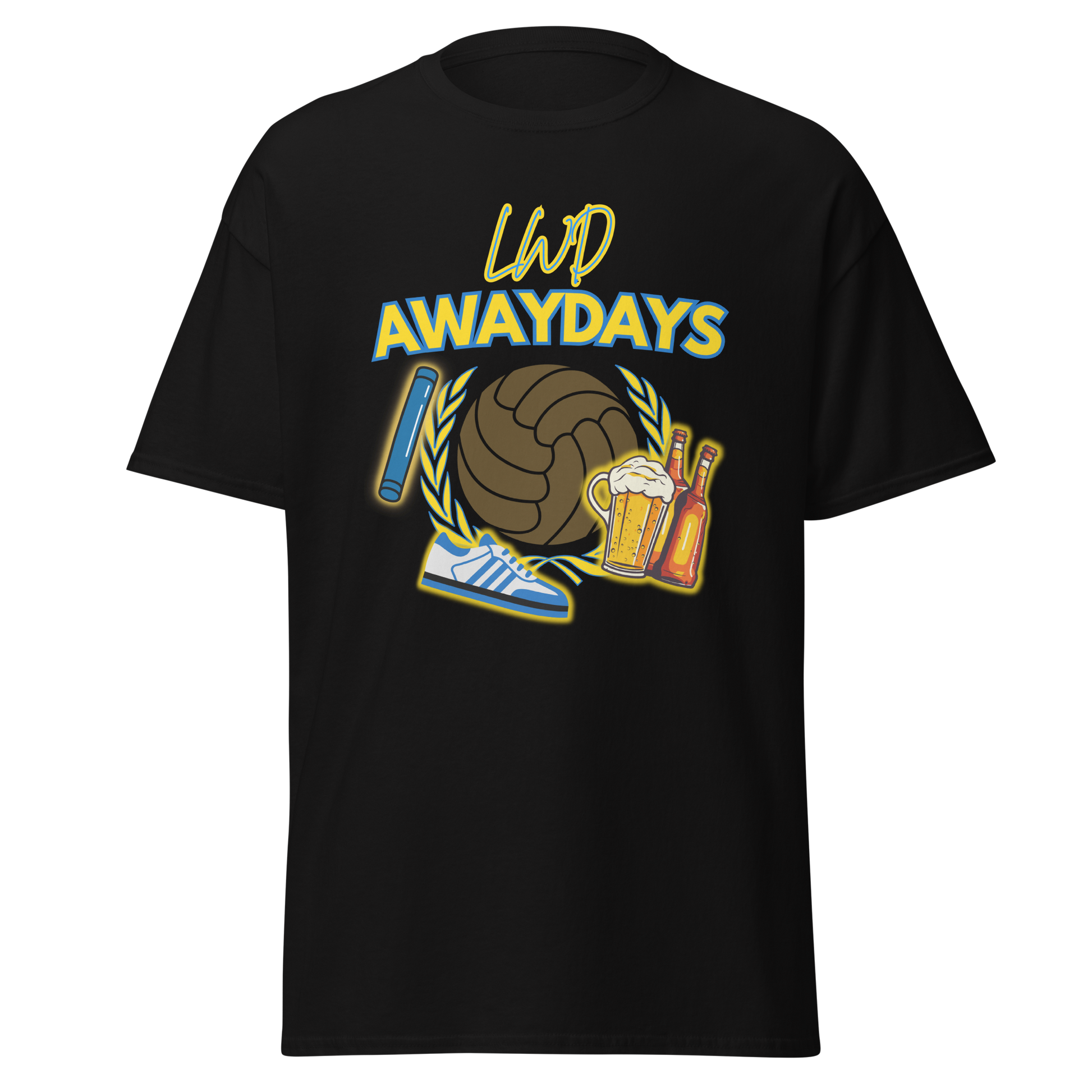 LWD AWAYDAYS T-SHIRT BLACK FRONT 2