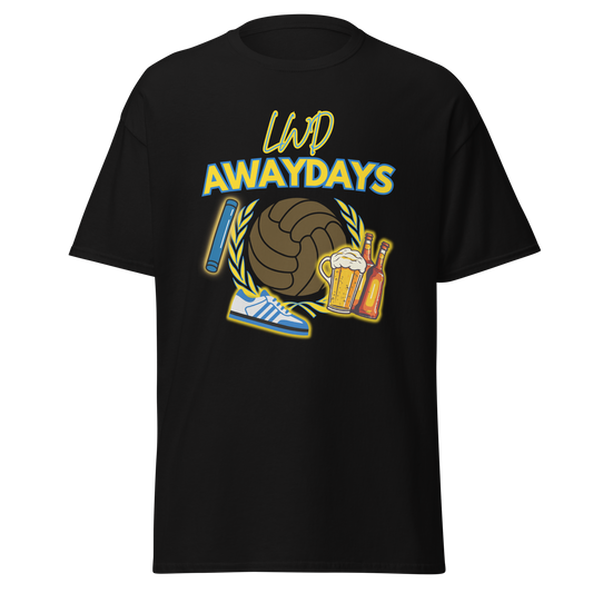 LWD AWAYDAYS T-SHIRT BLACK FRONT 2
