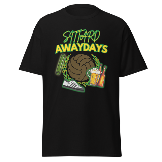 SITTARD AWAYDAYS T-SHIRT BLACK FRONT 2