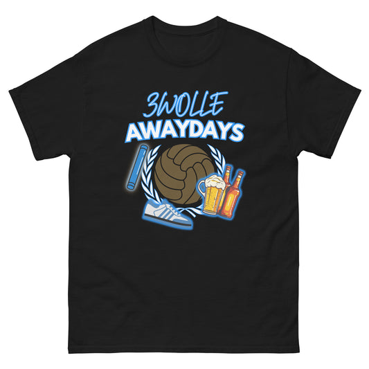 ZWOLLE AWAYDAYS T-SHIRT BLACK FRONT 1