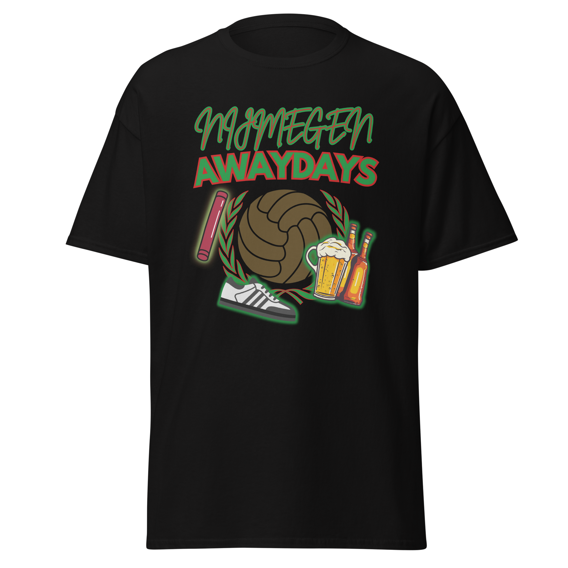 NIJMEGEN AWAYDAYS T-SHIRT BLACK FRONT 2