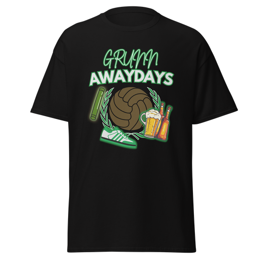 GRUNN AWAYDAYS T-SHIRT BLACK FRONT 2