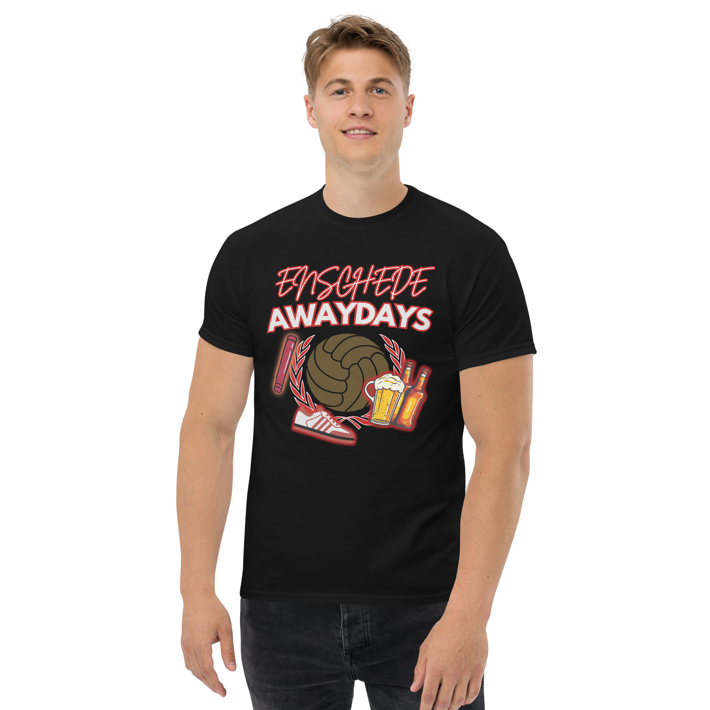 ENSCHEDE AWAYDAYS T-SHIRT BLACK MAN 1
