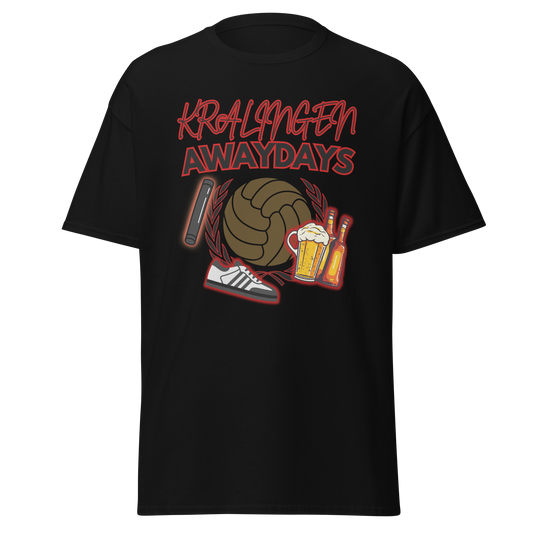 KRALINGEN AWAYDAYS T-SHIRT BLACK FRONT 2