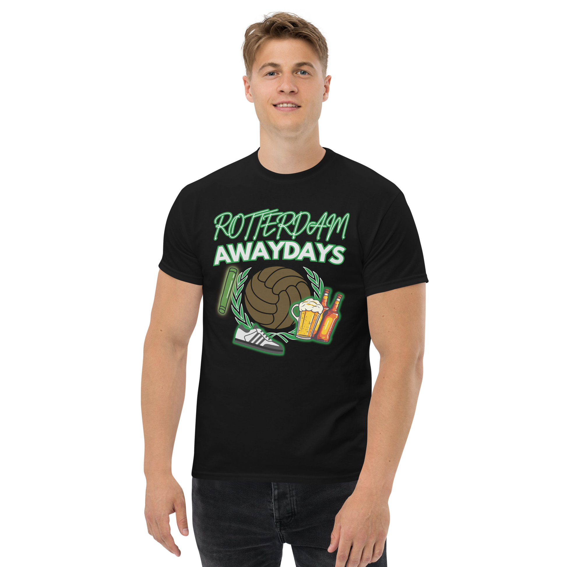 ROTTERDAM AWAYDAYS T-SHIRT BLACK MAN 1