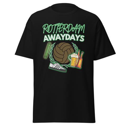 ROTTERDAM AWAYDAYS T-SHIRT BLACK FRONT 2
