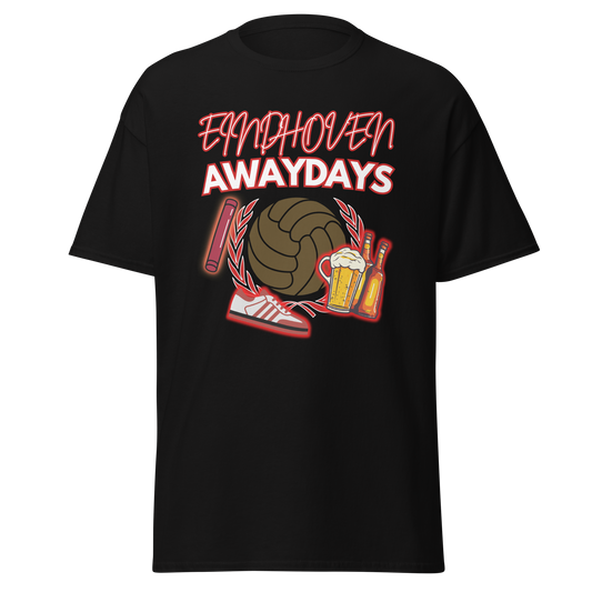 EINDHOVEN AWAYDAYS T-SHIRT BLACK FRONT 2