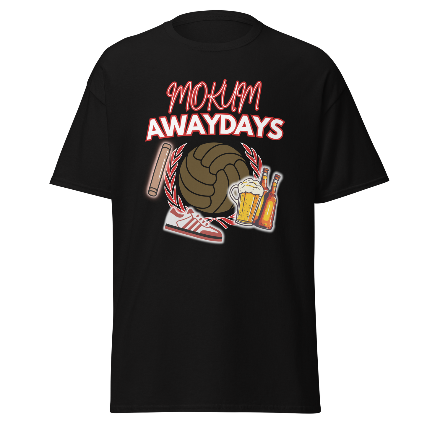 MOKUM AWAYDAYS T-SHIRT BLACK FRONT 2