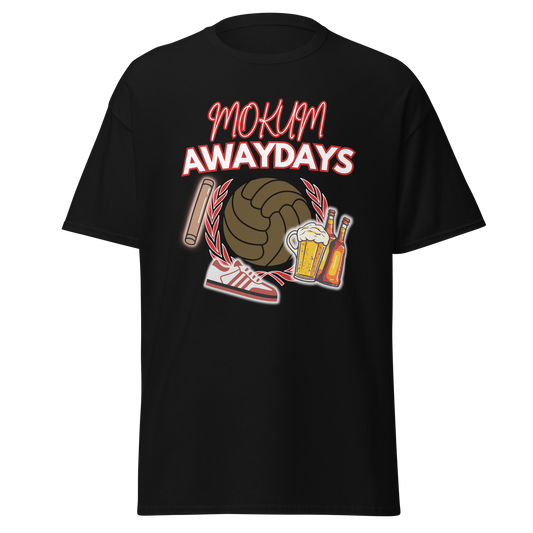 MOKUM AWAYDAYS T-SHIRT BLACK FRONT 2