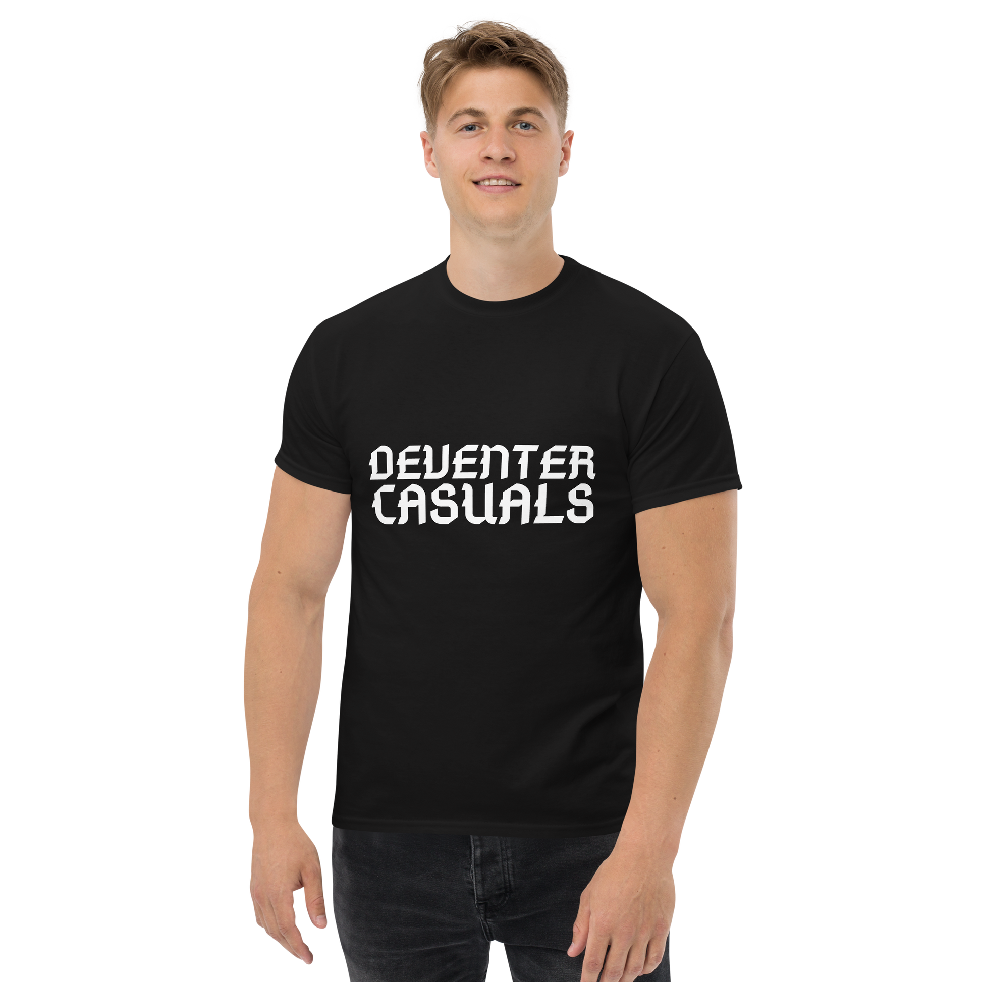 DEVENTER CASUALS T-SHIRT BLACK MAN 1
