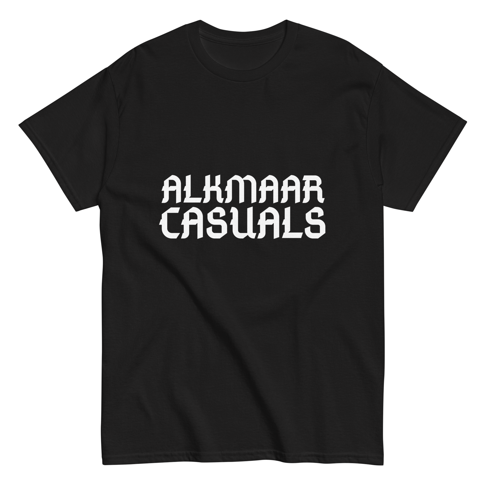 ALKMAAR CASUALS T-SHIRT BLACK FRONT