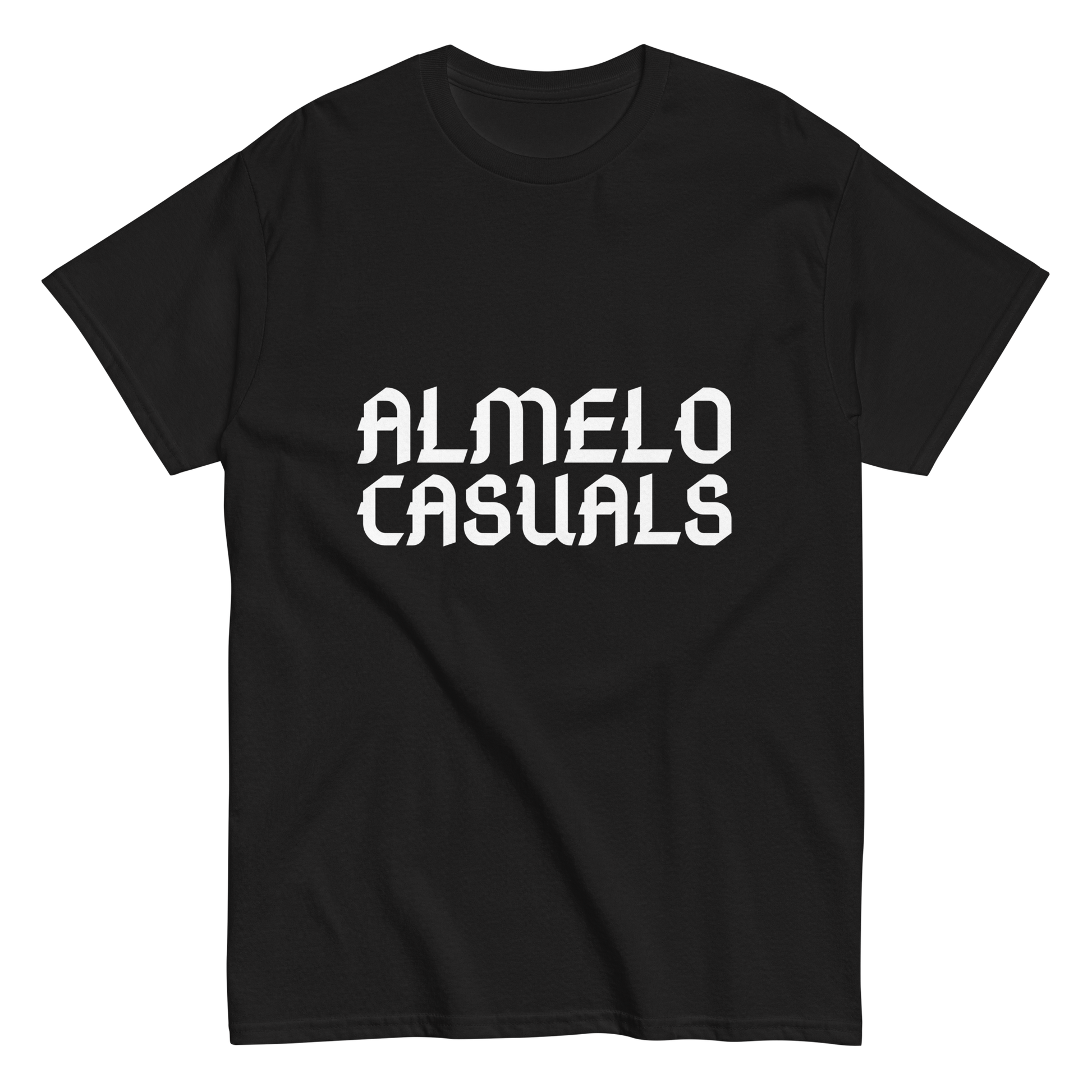 ALMELO CASUALS T-SHIRT BLACK FRONT