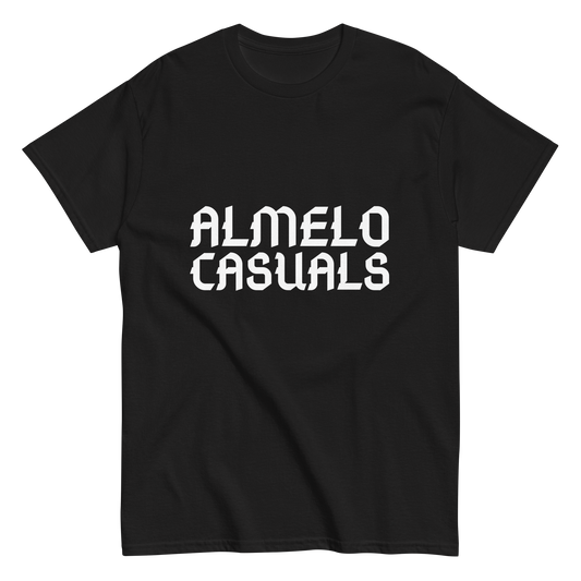 ALMELO CASUALS T-SHIRT BLACK FRONT