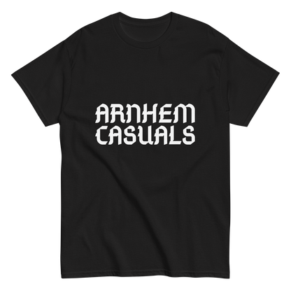 ARNHEM CASUALS T-SHIRT BLACK FRONT