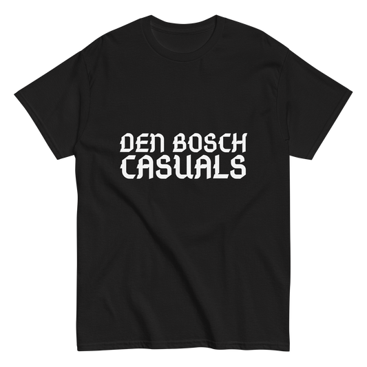 DEN BOSCH CASUALS T-SHIRT BLACK FRONT