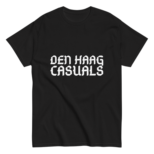 DEN HAAG CASUALS T-SHIRT BLACK FRONT