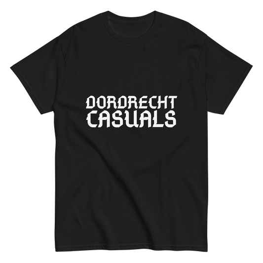 DORDRECHT CASUALS T-SHIRT BLACK FRONT