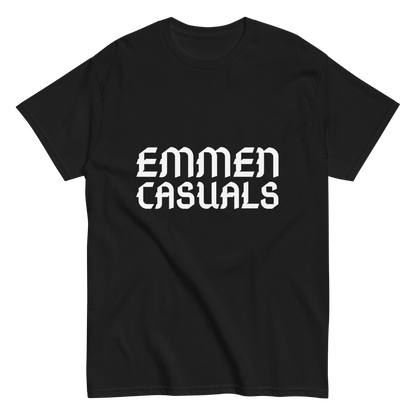 EMMEN CASUALS T-SHIRT BLACK FRONT