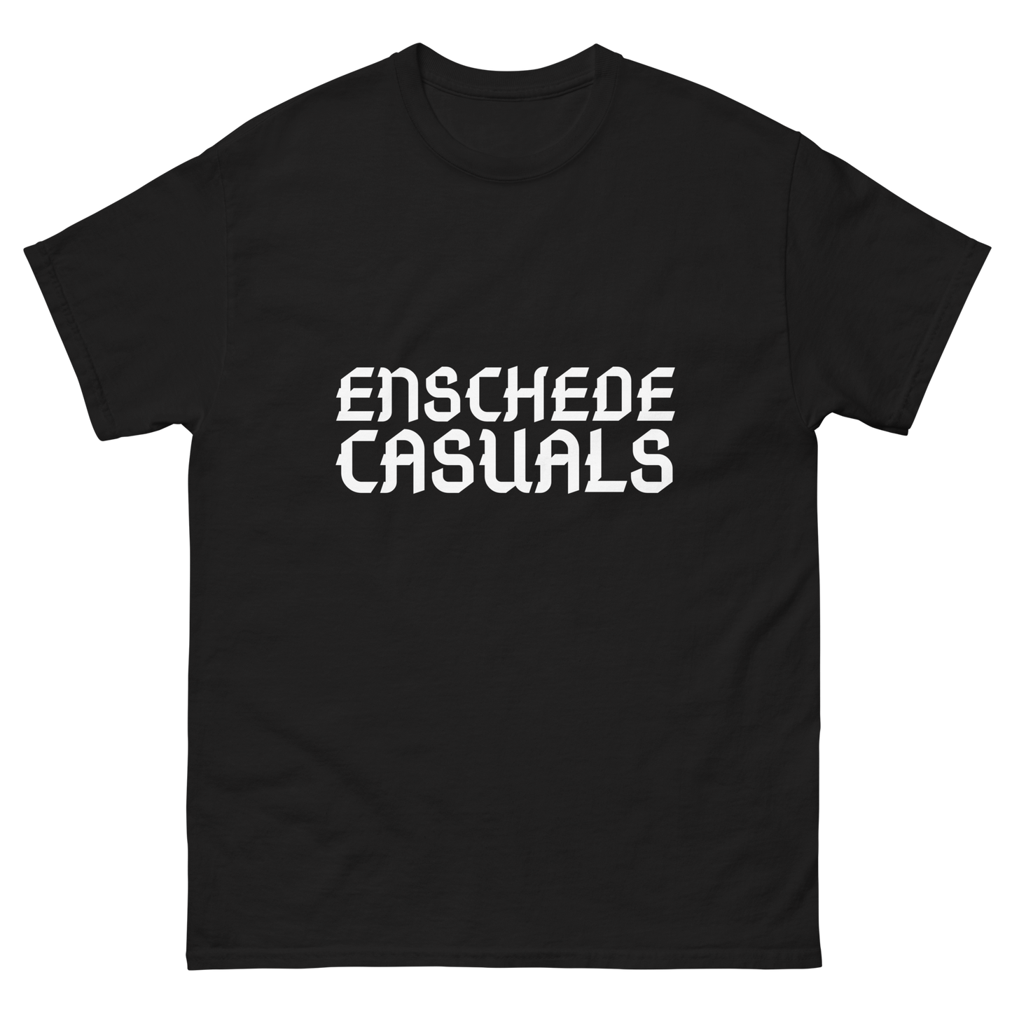ENSCHEDE CASUALS T-SHIRT BLACK FRONT