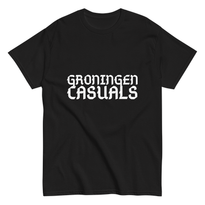 GRONINGEN CASUALS T-SHIRT BLACK FRONT