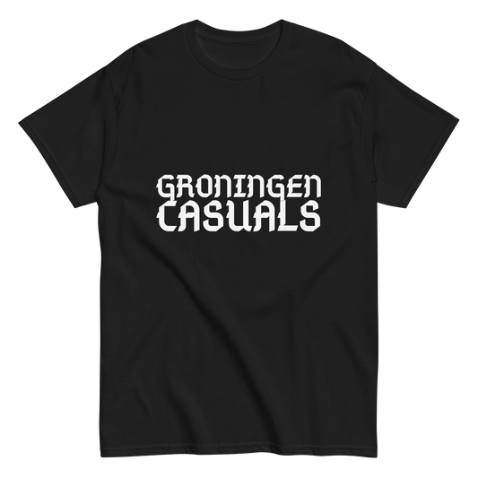 GRONINGEN CASUALS T-SHIRT BLACK FRONT