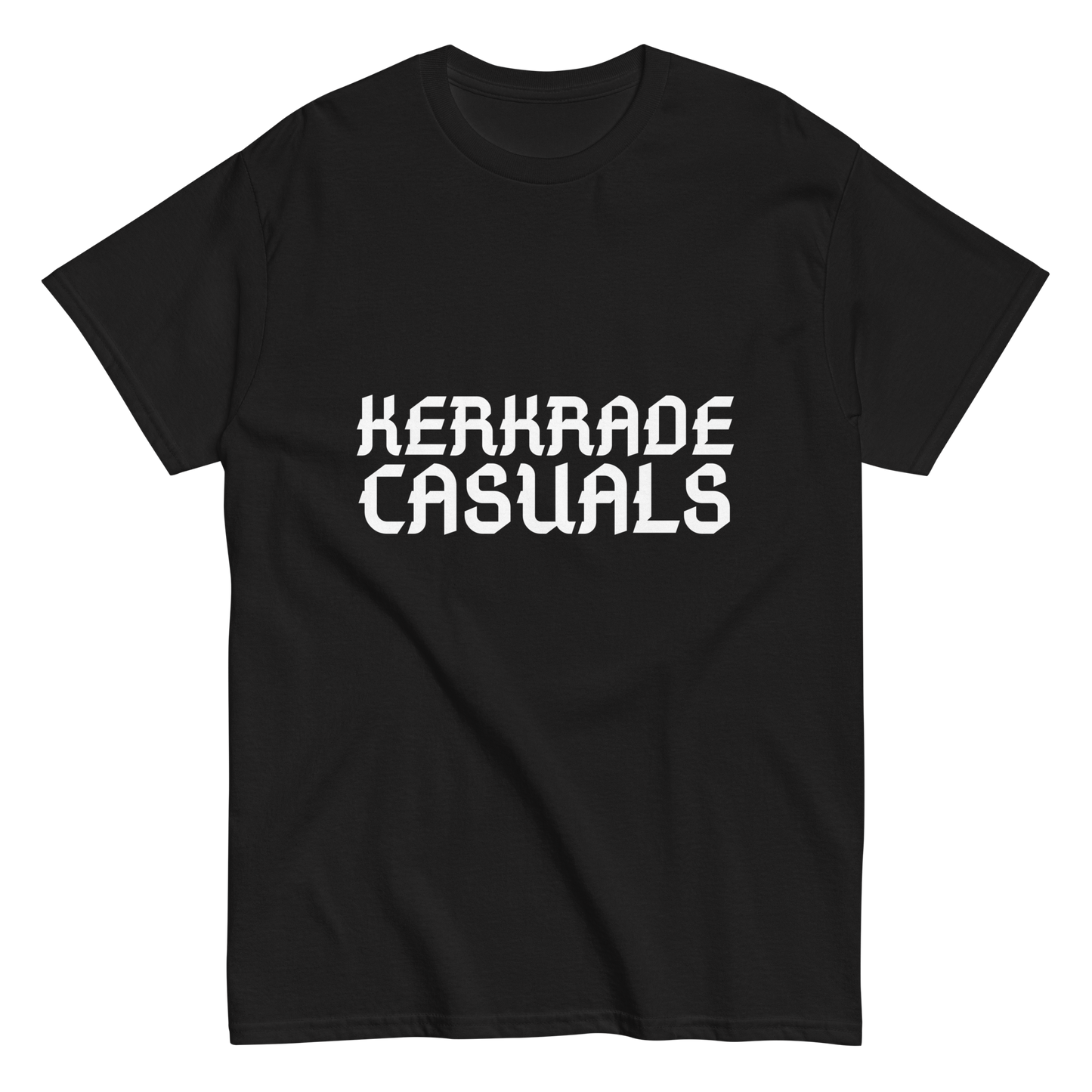 KERKRADE CASUALS T-SHIRT BLACK FRONT