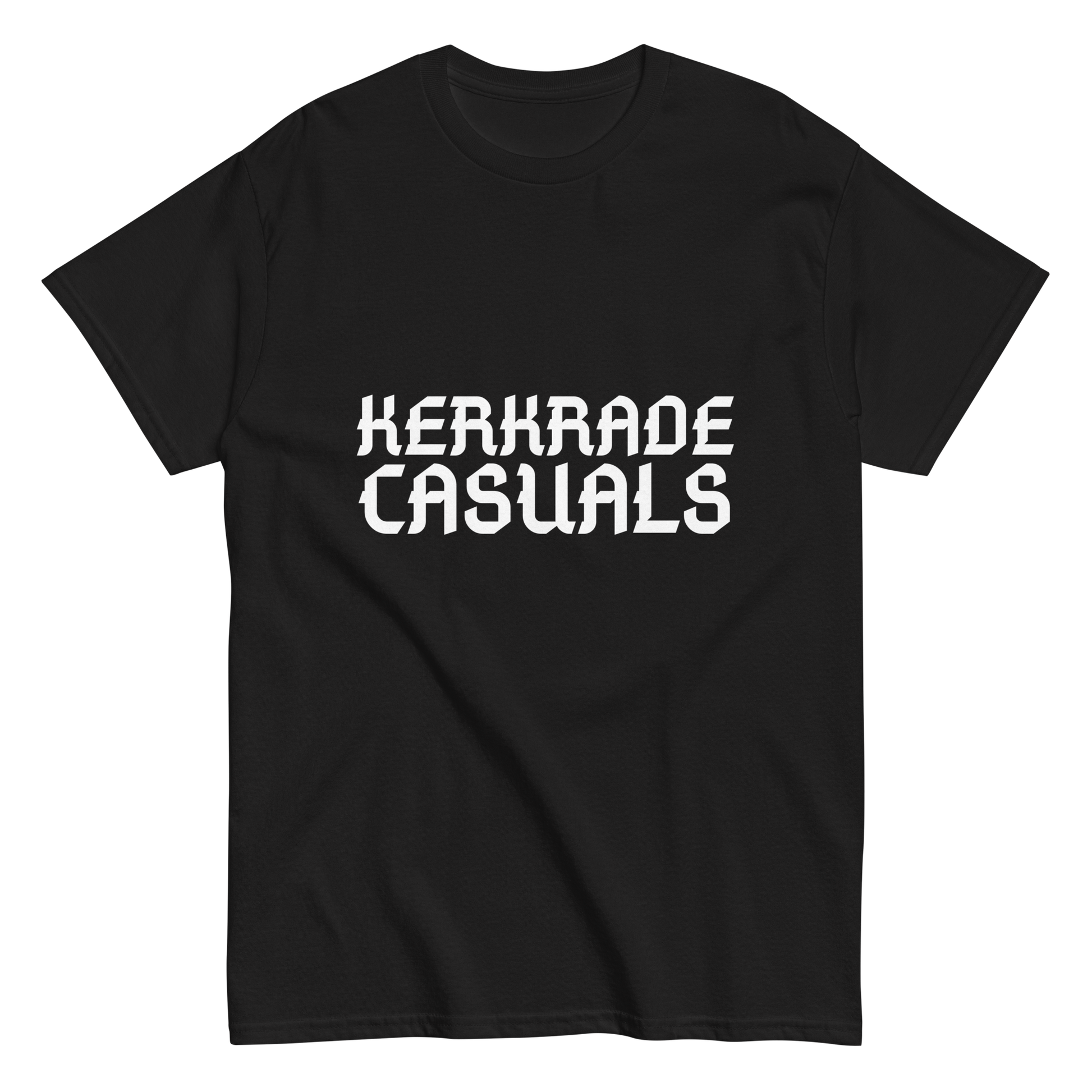 KERKRADE CASUALS T-SHIRT BLACK FRONT