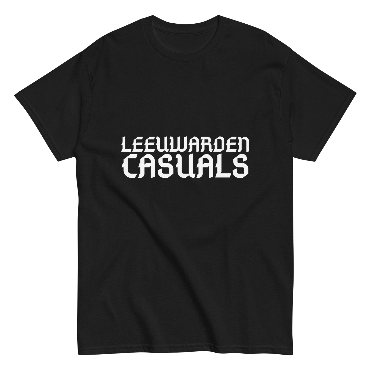 LEEUWARDEN CASUALS T-SHIRT BLACK FRONT