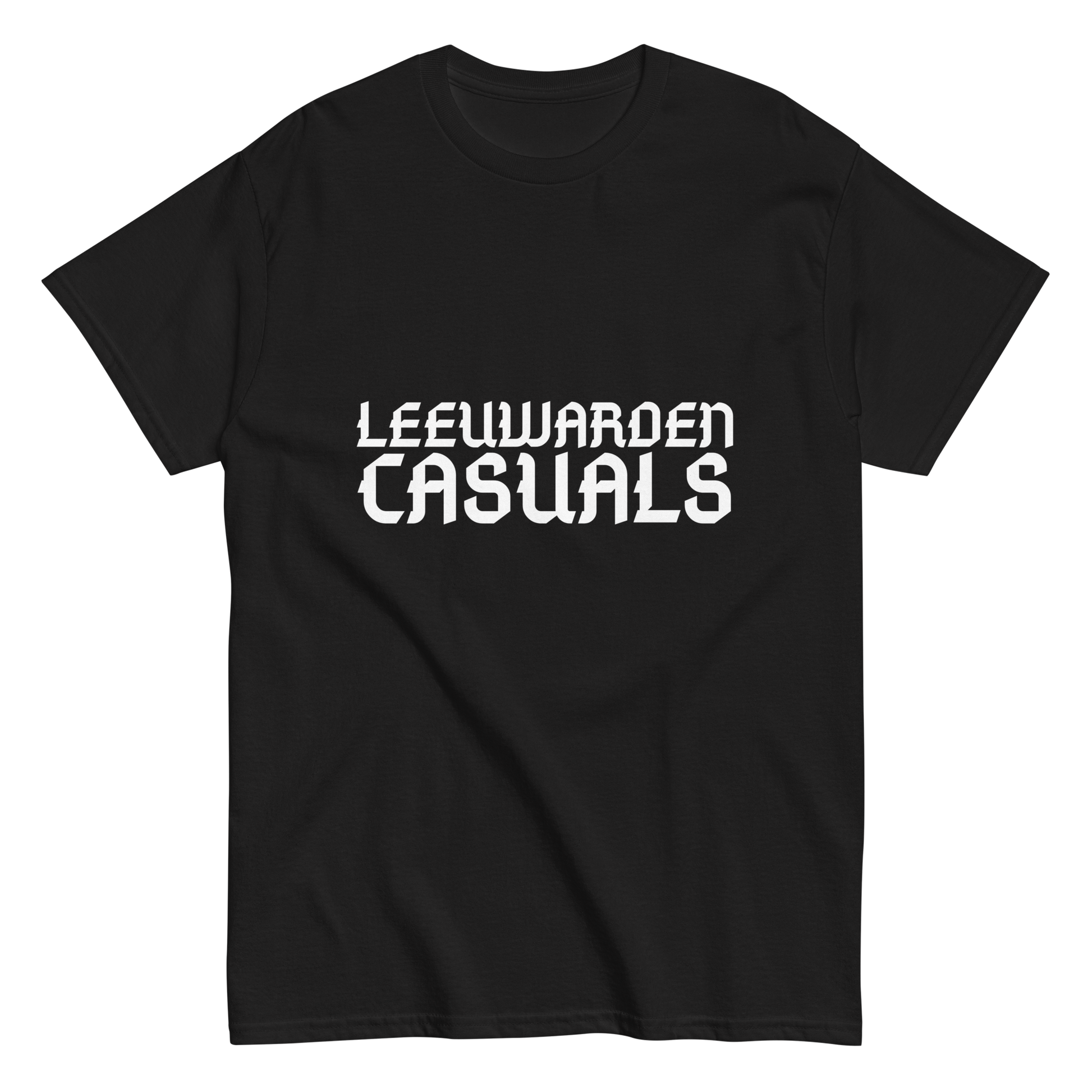 LEEUWARDEN CASUALS T-SHIRT BLACK FRONT