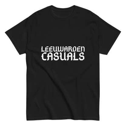 LEEUWARDEN CASUALS T-SHIRT BLACK FRONT