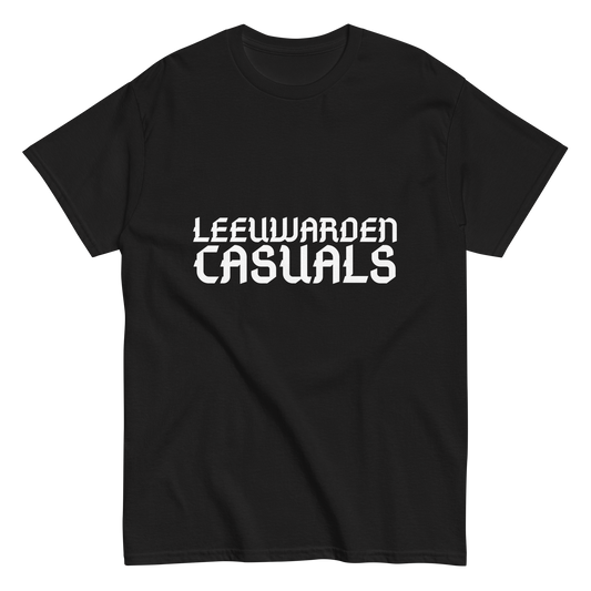 LEEUWARDEN CASUALS T-SHIRT BLACK FRONT