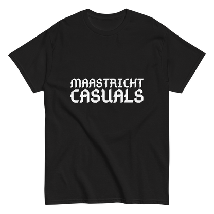 MAASTRICHT CASUALS T-SHIRT BLACK FRONT