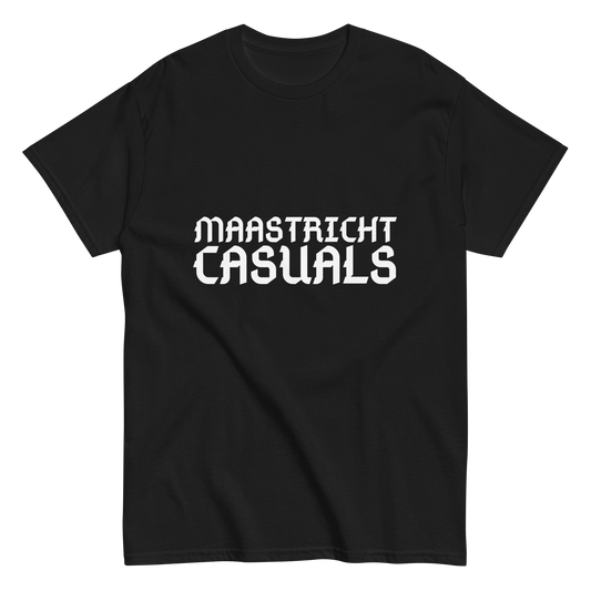MAASTRICHT CASUALS T-SHIRT BLACK FRONT