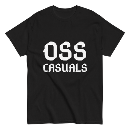 OSS CASUALS T-SHIRT BLACK FRONT