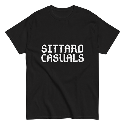 SITTARD CASUALS T-SHIRT BLACK FRONT