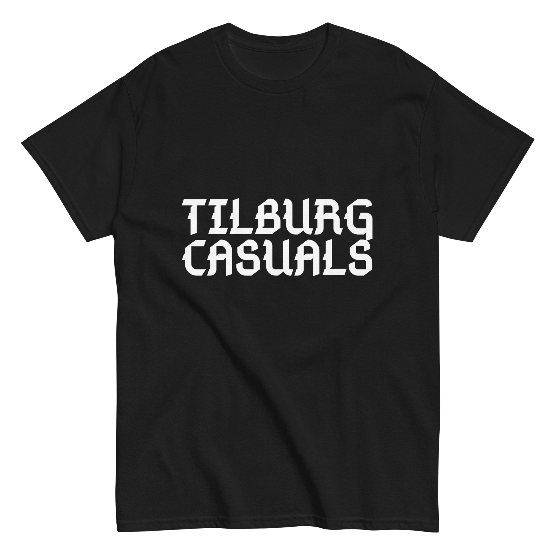 TILBURG CASUALS T-SHIRT BLACK FRONT